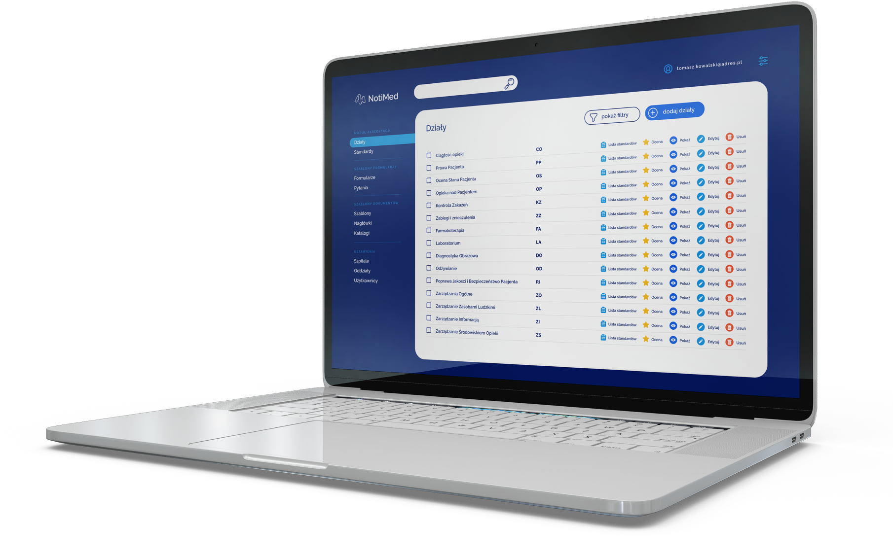 NotiMed - oprogramowanie dla szpitali, przychodni oraz innych placówek medycznych